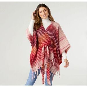 Vince Camuto Berry Poncho Cardigan
